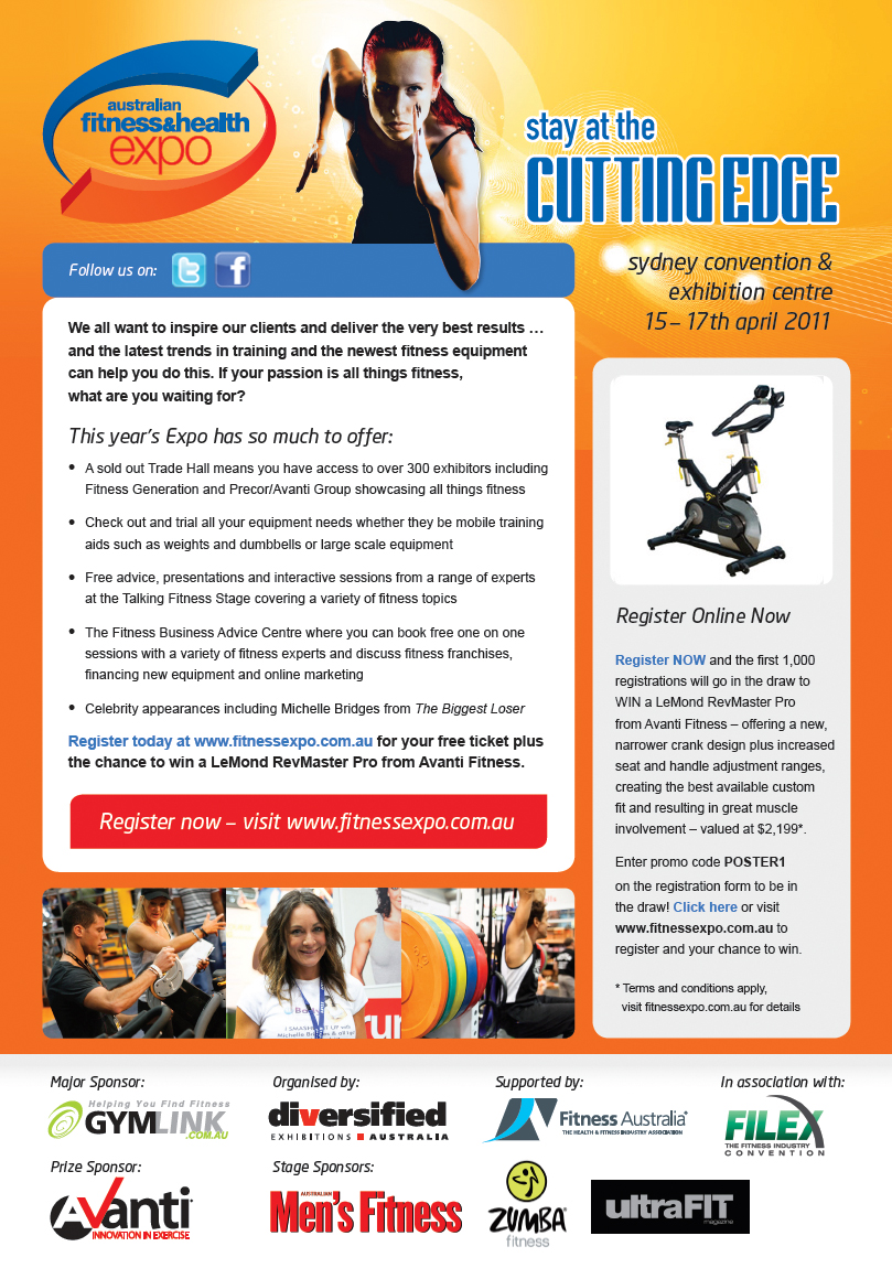 Australian Fitness & Health Expo - YOUR FREE TICKET